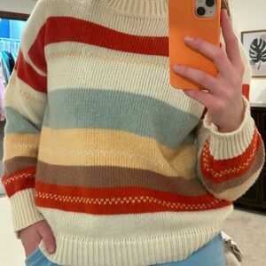 Striped Multicolor Women's Sweater